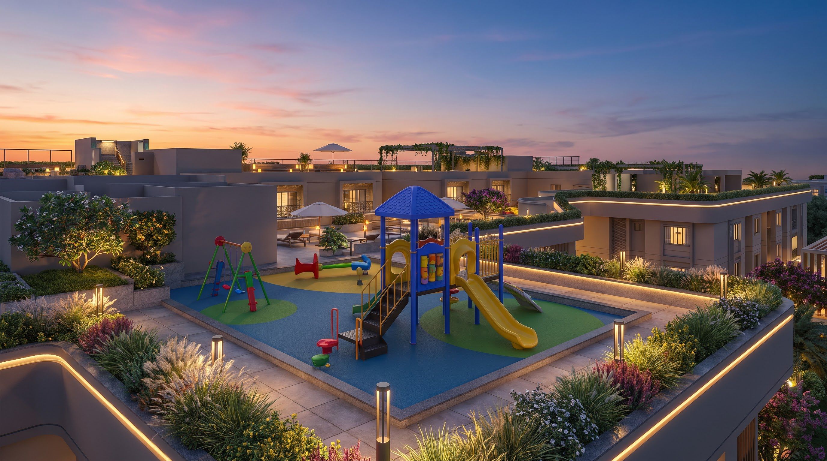 Children's play zone at Innara Vista